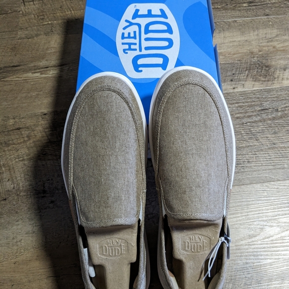 Hey Dude, Men's Sunapee M Craft Shoes, Size 10, Olive, NIB - Picture 10 of 11